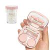 Tekalobr Contact Lens Case with Cleaner Washer, Portable Contact Lens Travel Kit with Mirror Remover Tool Tweezers Solution Bottle Mini Container Holder Storage Box for Outdoor Daily view 1