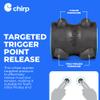 Chirp Wheel XR Massage Roller for Neck & Headache Relief  Rejuvenate Body, Spinal Care & Tension Through Thumb Pressure Release | High-Density Foam for Physical Therapy, 500lbs Capacity, 4" Mint view 3