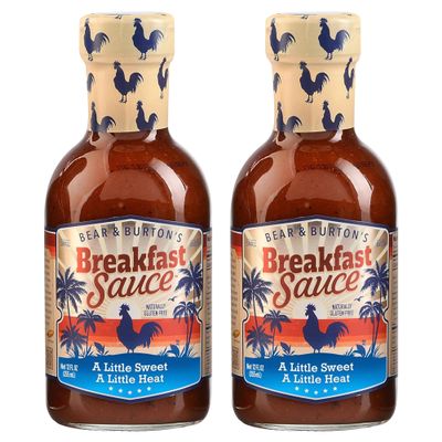 Bear and Burton's Breakfast Sauce 2 Pack | A Savory & Spicy Breakfast Bundle from the Makers of W Sauce | 12 Fl Oz - 2 Pack