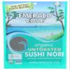Emerald Cove Organic Untoasted Nori Sheets, Non GMO, 10 Pieces (Pack Of 6) view 1