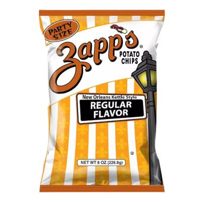 8oz. Zapp's Kettle Potato Chips Regular 1pk