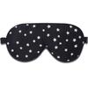 ALASKA BEAR Natural Silk Sleep Mask, Super Smooth Eye Mask (Black Stars) view 1