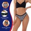 KARSWATT Washable Absorbent Incontinence Underwear for Women Leak Proof Postpartum Panties for Bladder Leaks 2 Pack (Medium, Leopard A) view 3