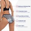 KARSWATT Washable Absorbent Incontinence Underwear for Women Leak Proof Postpartum Panties for Bladder Leaks 2 Pack (Medium, Leopard A) view 4