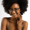 2SeeLife Premium Cat Eye TR-90 Reading Glasses for Women  NarrowMedium Fit, Sturdy Frame, Spring Hinges, Stylish Readers, Clear Tortoise, +0.50 view 3