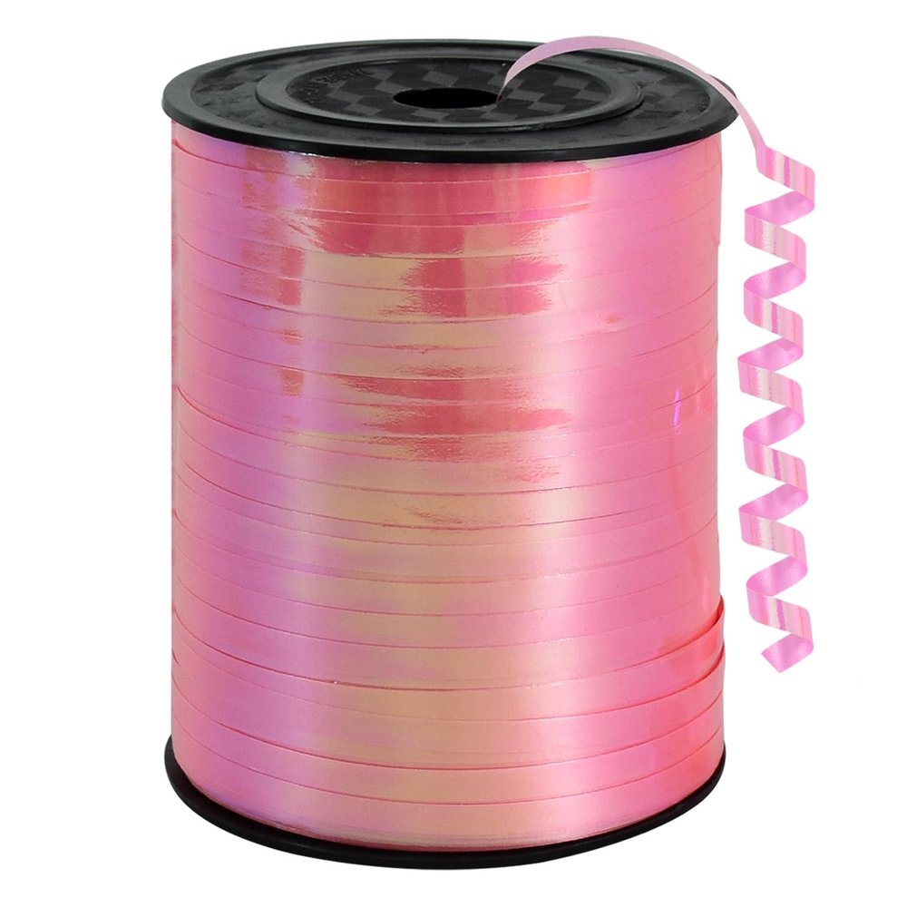 BEISHIDA 500 Yards Light Pink Ribbons Curling Ribbon 5mm for Gift Wrapping, Thin Curly Ribbon for Craft Balloon String Birthday Party Decoration Embellish Wedding