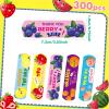 Patelai 300 Pieces Kids Bandages Bulk 10 Styles Children's Adhesive Flexible Colorful Cute Cartoon Bandages Waterproof Breathable Stickers Protection Care Cuts for Girls Boys(Fruit) view 3