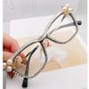 ICARA Vintage Square Rhinestone Reading Glasses Anti-fatigue Fashion Female bling bling Glasses (black, 1.5, multiplier_x) view 2