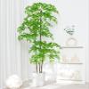 JLXJYS Artificial Plant Bonsai(170cm/66.93in) Faux Nantian Bamboo Bonsai with Black Planter, for Living Room Garden Balcony Entryway Dining Room (Size : 100cm(39.37in)) view 4