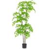 JLXJYS Artificial Plant Bonsai(170cm/66.93in) Faux Nantian Bamboo Bonsai with Black Planter, for Living Room Garden Balcony Entryway Dining Room (Size : 170cm(66.93in)) view 1
