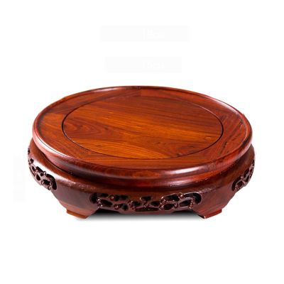 CLoxks Vase Bonsai Base Vintage Wooden Base, Wood Vase Base Decorative Base, Wooden Display Stands Bonsai Base for Home Office Decoration Bonsai Base