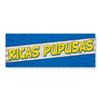 Ricas Pupusas 24" x 9" Decal | Advertise Your Business | All Weather Can Apply to Any Surface | Cheese Pork Refried Beans | Made in The USA view 1