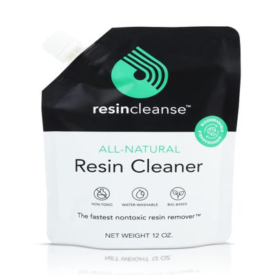 Resin Cleanse All Natural Glass Cleaner, Refill Pouch | Non Toxic Eco-Friendly Cleaning Solution (12 Ounce)