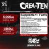 5% Nutrition CreaTEN Creatine Complex + Accelerators | Flavored Creatine Powder for Muscle Gain | Max Power, Strength, Endurance, & Recovery (Lemon Lime) view 2