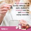 Tease Tea Organic Hibiscus Berry Booster  Elderberry Herbal Tea, Caffeine-Free, with Hibiscus, Currant & Natural Flavors, Supporting Daily Wellness and Vitality view 3