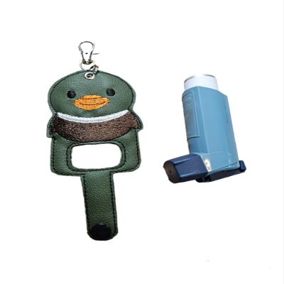 Bow Wow Pet Wear Mallard Duck Inhaler Holder Key chain Key Fob