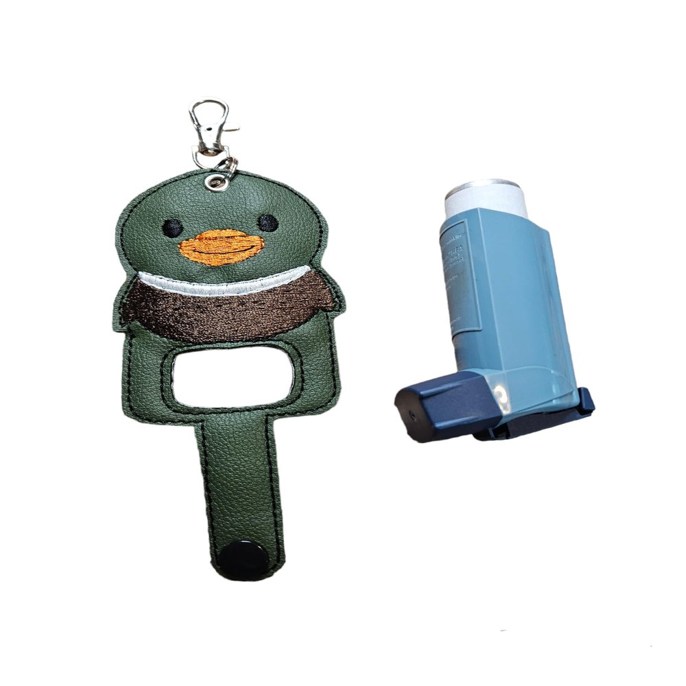 Bow Wow Pet Wear Mallard Duck Inhaler Holder Key chain Key Fob