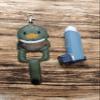 Bow Wow Pet Wear Mallard Duck Inhaler Holder Key chain Key Fob view 2