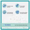 Clear Non-Latex 100 counts, Intraoral Elastic Bands Orthodontic Elastics Dental Rubber Bands Made in US Medium 3/8'', Clear view 4
