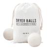 Santa Barbara Design Studio Wool Dryer Balls Natural Fabric Softener Woolly Ball Set in Muslin Storage Bag, 6-Pack, Opposite of Wrinkly view 1