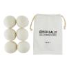 Santa Barbara Design Studio Wool Dryer Balls Natural Fabric Softener Woolly Ball Set in Muslin Storage Bag, 6-Pack, Opposite of Wrinkly view 3