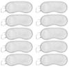 10 Pack Eye Sleep Masks, Sleep Covering, Eye Blinderfold for Sleeping,Travel, Party Supply (White) view 1