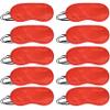 10 Pack Eye Sleep Masks, Sleep Covering, Eye Blinderfold for Sleeping,Travel, Party Supply (Red) view 1