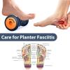 BESKAR Foot Massage Roller for Plantar Fasciitis Relief, Portable Reflexology Tool Pressure Point Massage Rollers, Deep Tissue Massages for Relieving Feet Arch Heel Pain, Myofascial Pain Syndrome view 3