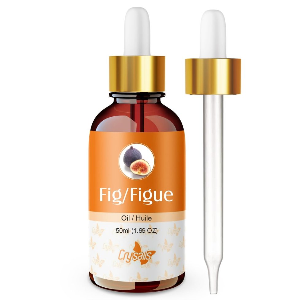 Crysalis Fig Oil Cosmetic Grade (50 ml / 1.69 fl oz) - Botanical Aromatic Oil for Skincare Massage DIY Beauty & Topical Blends