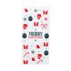 50 Pieces Christmas Cellophane Treat Bags, Xmas Clear Cookie Candy Bags Goodies Bags Party Gift Packaging Bags for Christmas Party Supplies(1)