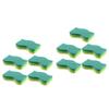 10 Pcs Sponge Bath Tub Cleaning Brush Heavy Duty Sponge Sink Scrubber Kitchen Washing Brush Dishwashing Scrubber Kitchen Scrub Sponge Kitchen Wok Sponge Dish Sponges Kitchen Sponge/1301 ( Color : As S view 1