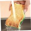 10 Pcs Sponge Bath Tub Cleaning Brush Heavy Duty Sponge Sink Scrubber Kitchen Washing Brush Dishwashing Scrubber Kitchen Scrub Sponge Kitchen Wok Sponge Dish Sponges Kitchen Sponge/1301 ( Color : As S view 4