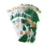 50 Pieces Christmas Cellophane Treat Bags, Xmas Clear Cookie Candy Bags Goodies Bags Party Gift Packaging Bags for Christmas Party Supplies(4) view 3