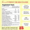 2 Pack Calcium Gummies with Magnesium, Zinc, Vitamin D3 & B12, Calcium Supplements for Women Men, Support Bone, Muscle and Immunity, 120 Vegan Raspberry Flavor Gummies view 2