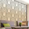 ZYMECH Cream Coloured Contact Paper Peel and Stick Abstract Geometric Lines Peel and Stick Contact Paper Laundry Room Easy to Remove (W) 118" X(H) 110" view 1