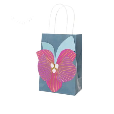 MA FTE Tropical Orchid Gift Bag, (4)