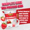 Fusion Select 2.2lb Lychee Tea Powder Flavored-3-in-1 Drink Powder with Cream & Sugar - Instant Pre-Mixed Beverage for Hot or Cold Blends or Yummy Frappes Bubble Tea, Boba Tea Lychee view 2