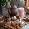 Fusion Select 2.2lb Lychee Tea Powder Flavored-3-in-1 Drink Powder with Cream & Sugar - Instant Pre-Mixed Beverage for Hot or Cold Blends or Yummy Frappes Bubble Tea, Boba Tea Lychee view 3