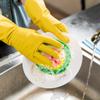 HEALLILY Dish Scrubber Sponge 5 Pack Non Scratch Knitted Household Cleaning Sponges for Kitchen Washing, Reusable Crochet Handmade Oil Resistant (Assorted Colors) view 2