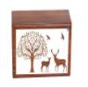 Handmade Wooden Urn Box For Adult Ashes | Wood Cremation Urns | Decorative Urns | Funeral Urns | Burial Urns | Handmade Urns | Rosewood Urns view 1