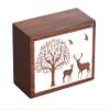 Handmade Wooden Urn Box For Adult Ashes | Wood Cremation Urns | Decorative Urns | Funeral Urns | Burial Urns | Handmade Urns | Rosewood Urns view 3