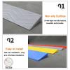 0.3" Rise Threshold Ramp, Wheelchair Ramps for Home, for Doorways, Power Scooters, Sweeper, Bathroom Floor Tile Threshold Transition Strip (Color : Black, Size : 10 * 4.5cm/4 * 1.7in) view 3