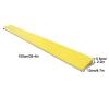 0.3" Rise Threshold Ramp, Wheelchair Ramps for Home, for Doorways, Power Scooters, Sweeper, Bathroom Floor Tile Threshold Transition Strip (Color : Blue, Size : 12 * 5.5cm/4.7 * 2.1in) view 2