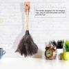 Anti Static Reusable Wooden Handle Ostrich Duster Dust Removal Cleaning Tools view 2