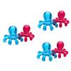 KALLORY 2 Pack Handheld Octopus Head Massager for Scalp Neck Shoulder and Body Portable Lightweight Therapeutic Massage Tool for Fatigue Relief and Improved Circulation view 1