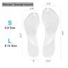 (2 Pairs) Cushion Insoles for Flip Flop Thong Sandals, Gel Adhesive Arch Support Flip Flop Thong Inserts Pain Relief Anti-Slip for High Heels view 2