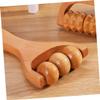 COOLHIYA Wooden Foot Massager Roller Handheld Acupoint Massage Tool for Neck Shoulder Back Legs and Feet Relaxation Compact and Lightweight Design view 3