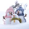 100pcs Mini Snowman Hand Christmas Tiny Reindeer Antlers Crafts Embellishments for Christmas Tree Branches Cake Toppers Decor view 2