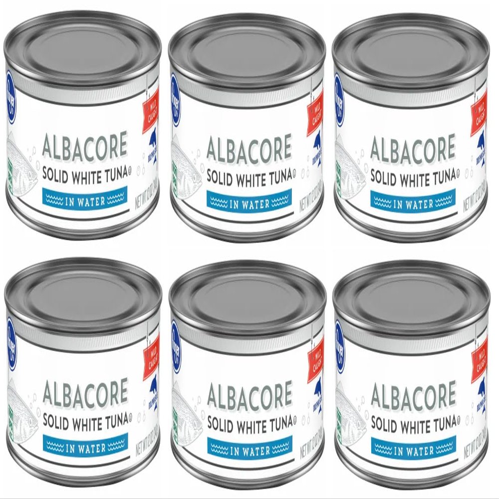 Pack Of 6 Solid White Albacore Tuna in Water 12 oz.
