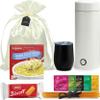 Get Well Soon Gift Basket for Men and Women: Organic Tea, Portable Kettle, Soup, Honey Sticks, Cookies & Insulated Mug Care Package | Post Surgery | Feel Better view 1